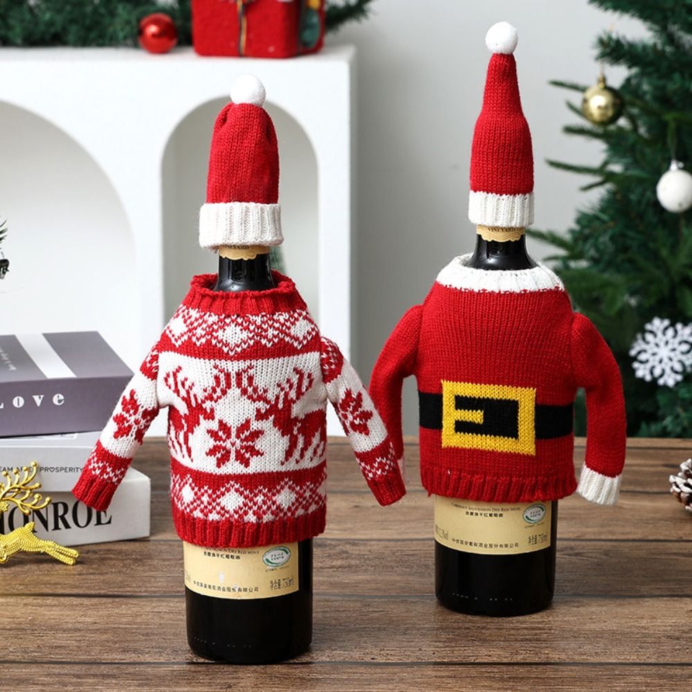 Elk Wine Bottle Cover Reusable - Wine Beer Hat 评论和价格