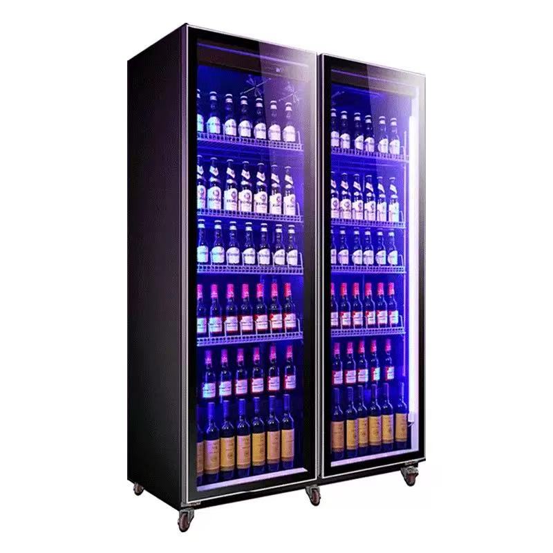 Double Door Air Cooling Refrig - Wine Beer Dual Zone 评论和价格