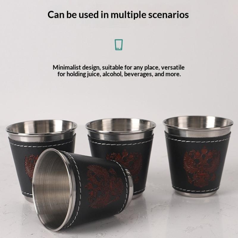 4Pcs/Set Outdoor Travel Cups S - Whisky Beer And Wine 评论和价格