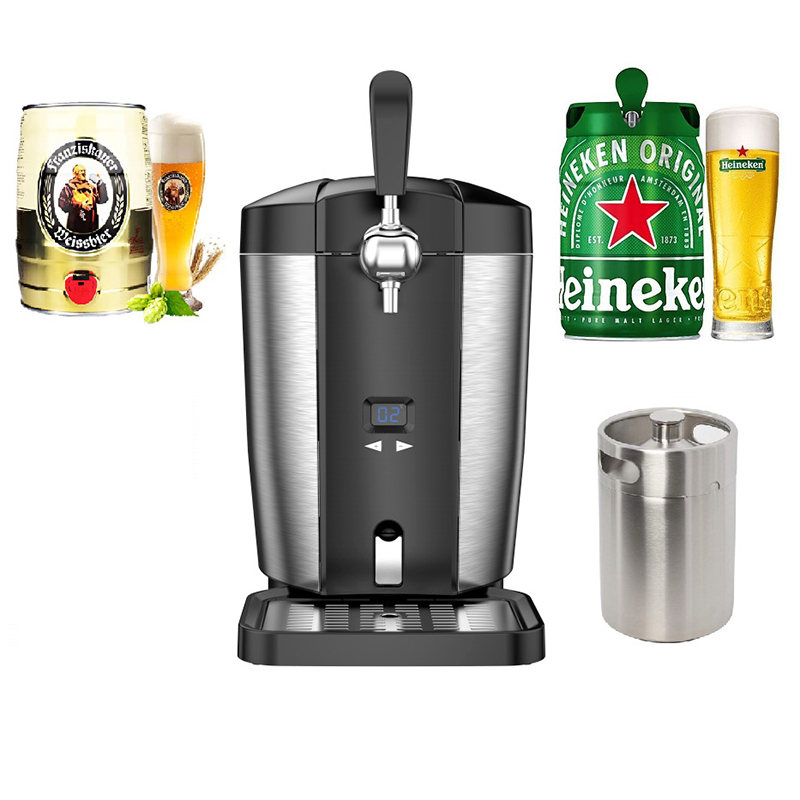 5L Stainless Steel Mini Beer K - Wine Draft Beer 评论和价格