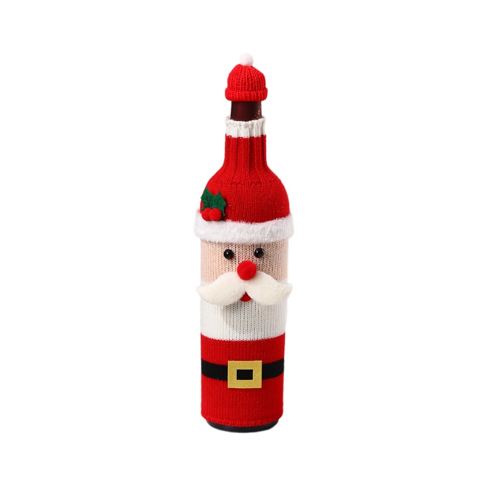 Knitted Wine Bottle Cover with - Wine Beer Hat 评论和价格